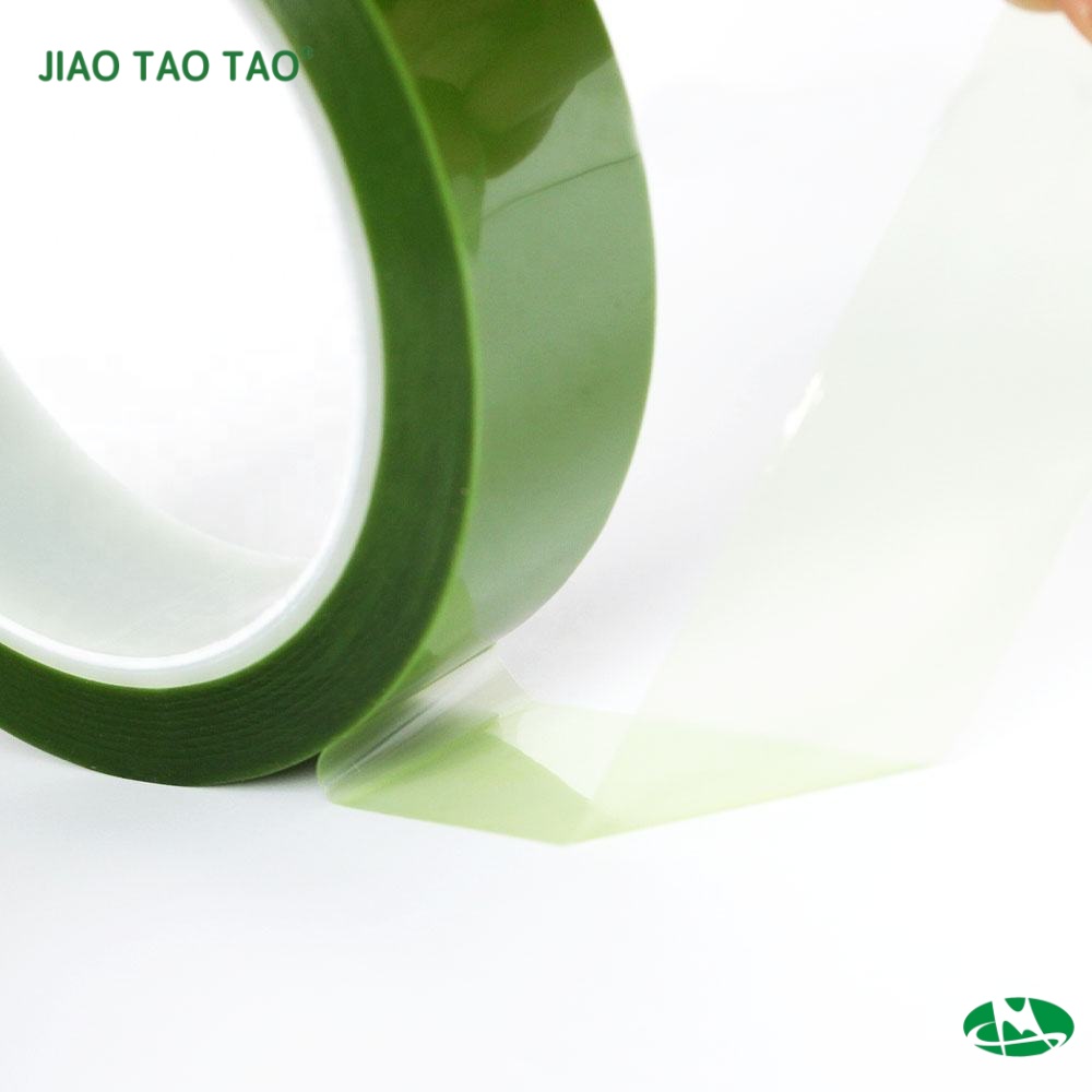 Deep green polyester acrylic tape heavy duty PET masking tape for powder coating Cerakote anodizing